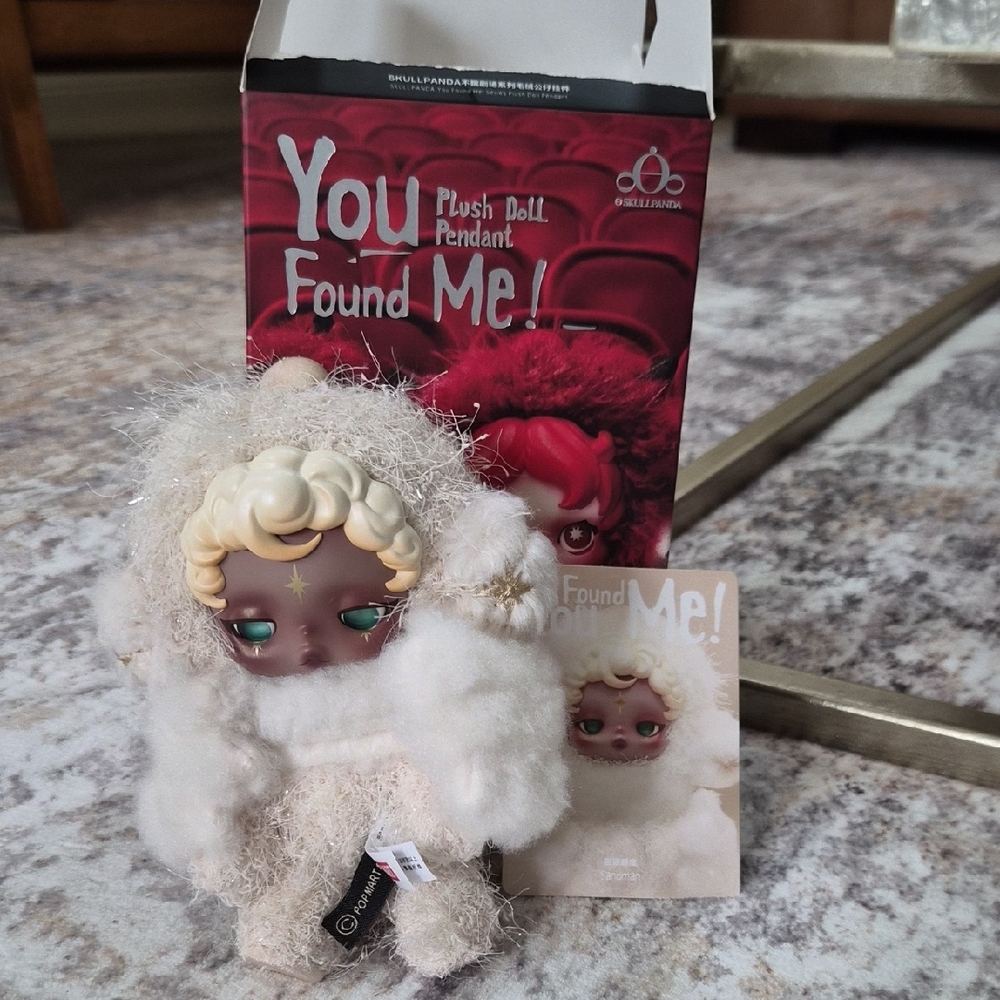 SKULLPANDA SANDMAN Cute Plush Doll Pendant